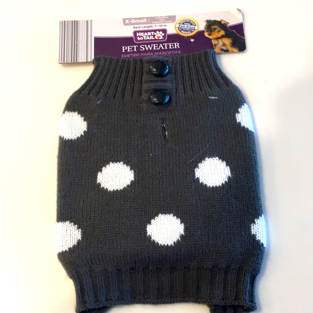 Cute dog sweater XS